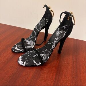 Balenciaga Paris Stilettos Marble Heels Italy Cocktail Party Womens Size 39‎